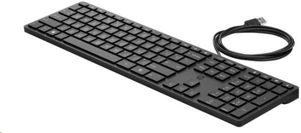 HP Wired Desktop 320K Keyboard 9SR37AA#BCM recenze