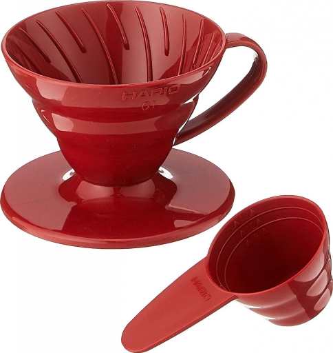 Hario Dripper V60-01 Plastic Red recenze