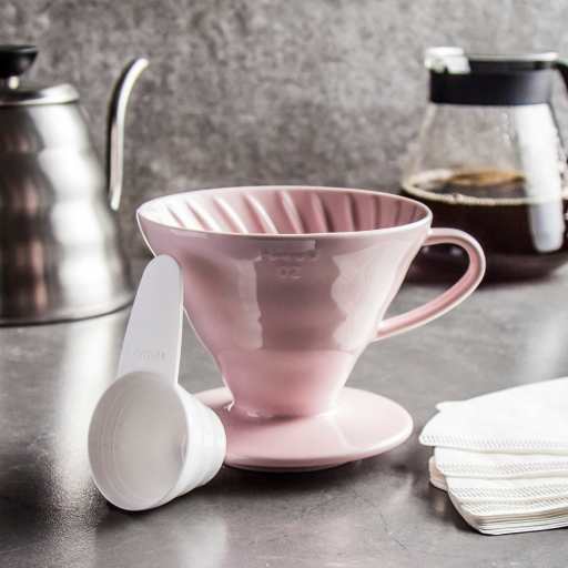 Hario Dripper V60-02 Ceramic Pink recenze