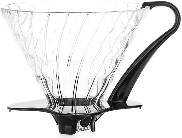 Hario Dripper V60-03 Glass Black recenze