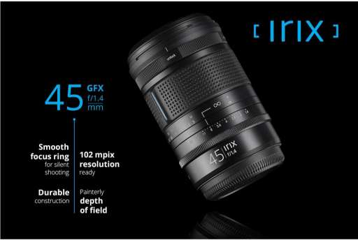 IRIX 45mm f/1.4 Dragonfly Fujifilm GFX recenze
