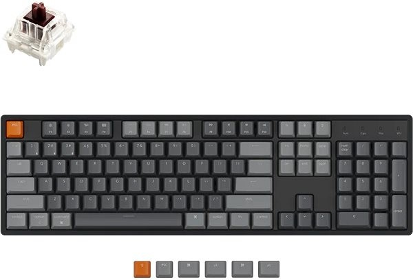 Keychron K10 K10-J3 recenze