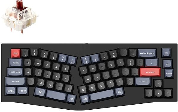Keychron QMK Q8 65% Ergonomic Gateron G Pro Hot-Swappable Q8-C3 recenze