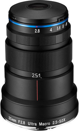 Laowa 25mm f/2.8 2.5-5X Ultra-Macro Canon FE recenze