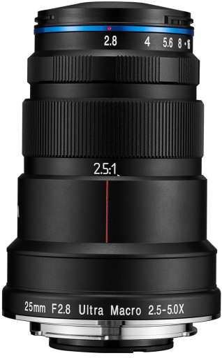 Laowa 25mm f/2.8 2.5-5X Ultra-Macro Sony FE recenze