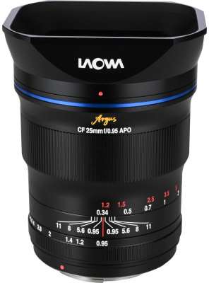 Laowa Argus 25 mm f/0.95 CZ APO Canon RF recenze