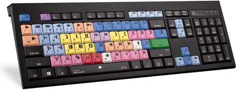 Logic Keyboard AVID Media Composer ASTRA Backlit ENG pro PC recenze