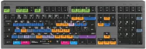 Logic Keyboard Unreal Engine ASTRA 2 MAC UK recenze