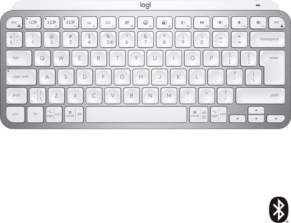 Logitech MX Keys Minimalist Keyboard 920-010499 recenze