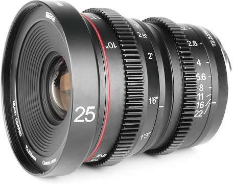 Meike 25mm T2.2 M43 Cine MFT recenze