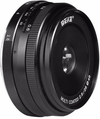 Meike 28mm f/2.8 MC Canon EF-M recenze