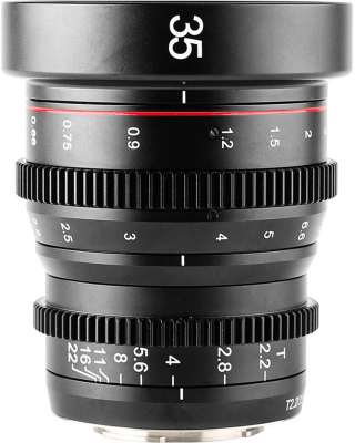 Meike 35mm T2.2 MC MFT recenze