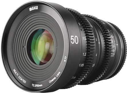 Meike 50mm T2.2 APS-C Cine Sony E-mount recenze