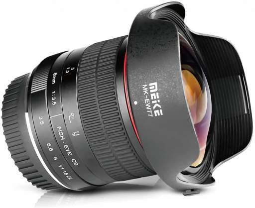 Meike 8mm f/3.5 Canon EF-S recenze