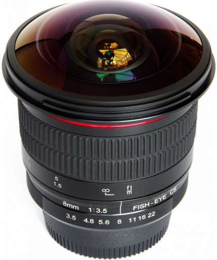 Meike 8mm f/3.5 Fisheye CS MFT recenze