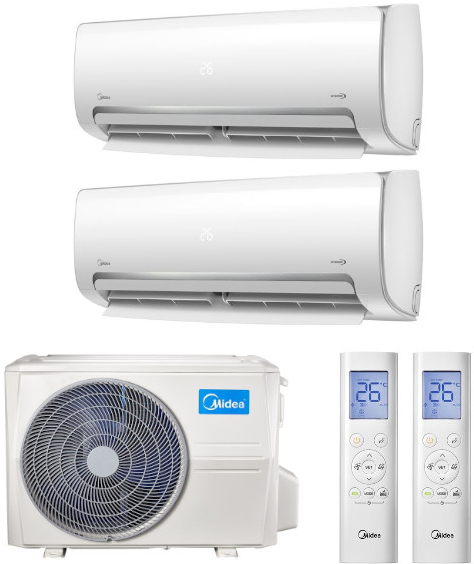 Midea Mission II Multisplit 2×1 (2x 2,6 kW) recenze