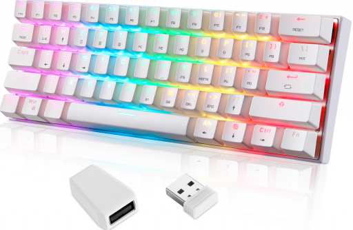 Motospeed SK62 Red bílá recenze