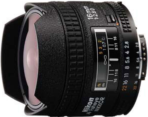 Nikon 16mm f/2.8 AF D A recenze