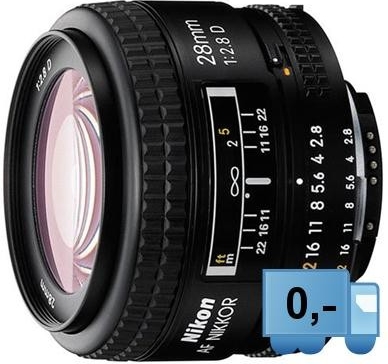 Nikon 28mm f/2.8 AF D A recenze