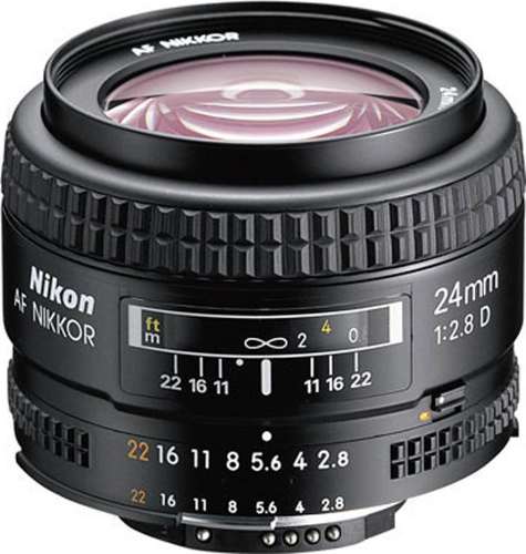 Nikon Nikkor 24mm f/2.8D AF recenze