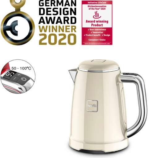 Novis Kettle KTC1 krémová recenze