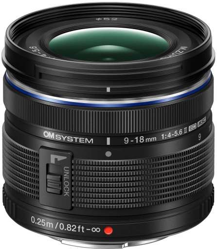 OM System M.ZUIKO ED 9-18 mm f/4-5,6 II recenze