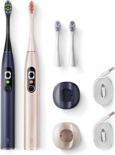 Oclean X Pro Digital Duo Gold & Blue recenze