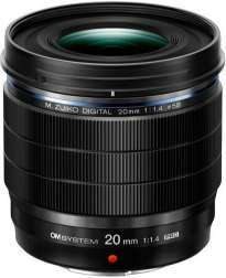 Olympus ES-M 20 mm f/1.4 recenze