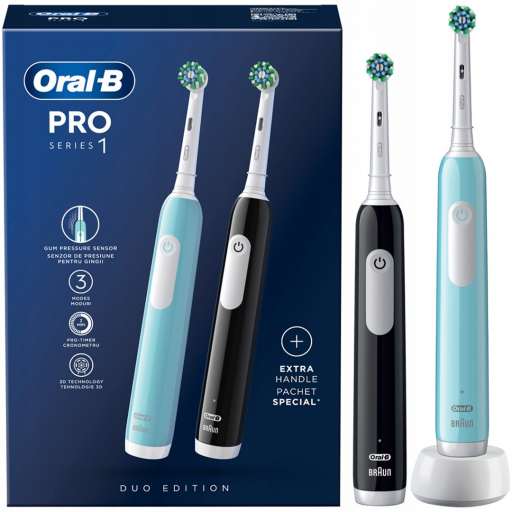 Oral-B Pro Series 1 Duo Black/Blue recenze