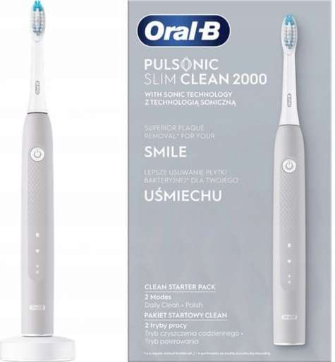Oral-B Pulsonic Slim Clean 2000 Grey recenze