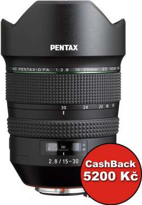 Pentax HD D FA 15-30mm f/2.8 ED SDM WR recenze