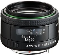 Pentax HD FA 50 mm f1,4 20790 recenze