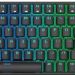 Royal Kludge RK100 RGB Brown switch black recenze