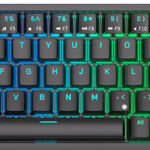 Royal Kludge RK837 RGB Red switch black recenze