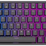 Royal Kludge RK84 RGB Red switch black recenze