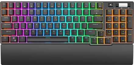 Royal Kludge RK96 RGB Red switch black recenze