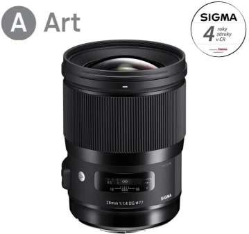 SIGMA 28mm f/1.4 DG HSM ART Canon AF recenze