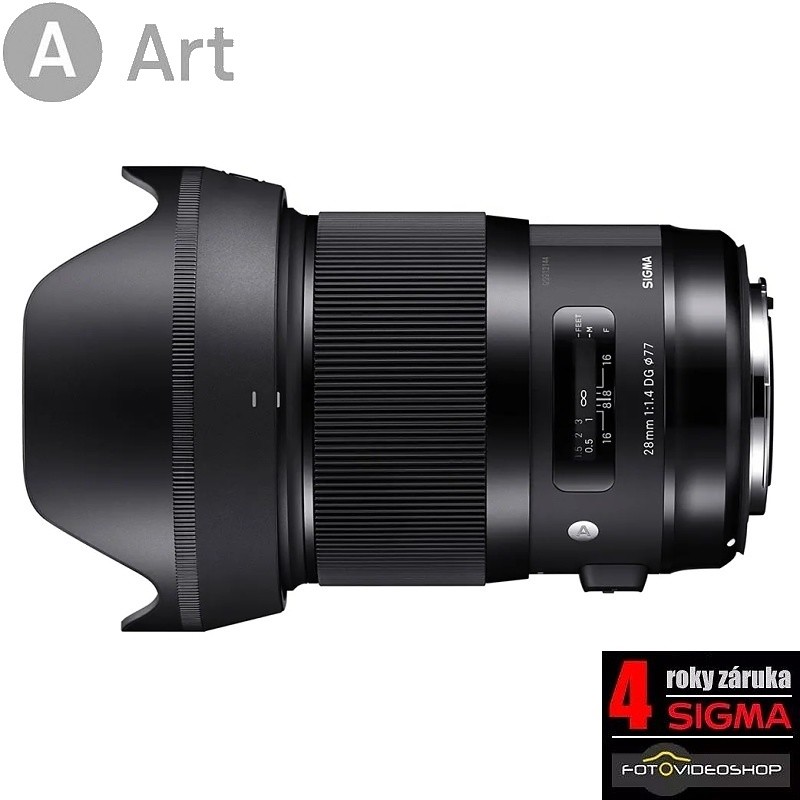 SIGMA 28mm f/1.4 DG HSM Art Canon recenze