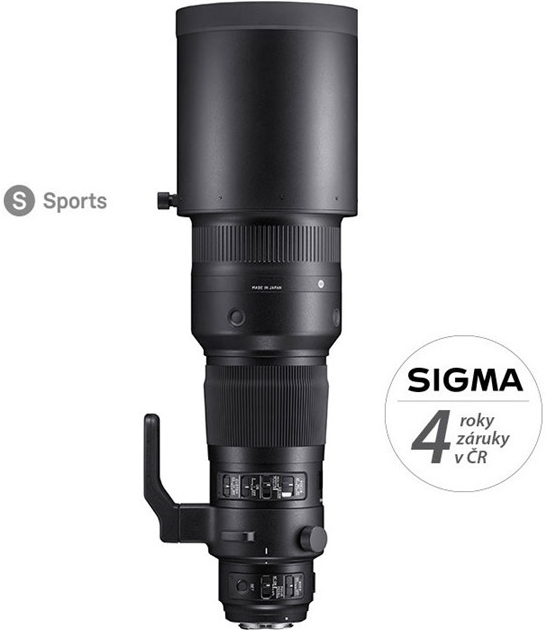 SIGMA 500mm f/4 DG OS HSM Sports Nikon F-mount recenze