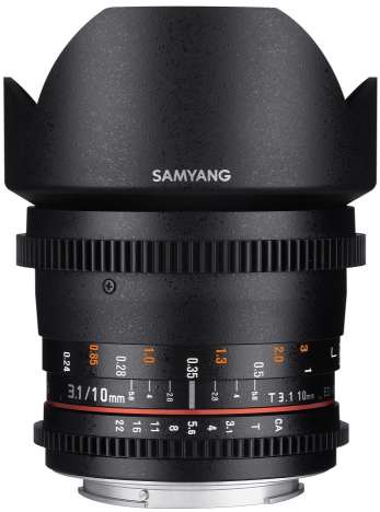 Samyang 10mm T3.1 VDSLR II Canon recenze
