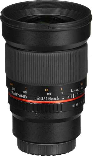 Samyang 16mm f/2 ED AS UMC CS Canon EOS recenze