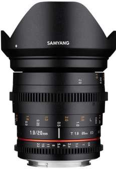Samyang 20mm T1,9 ED AS UMC Canon recenze
