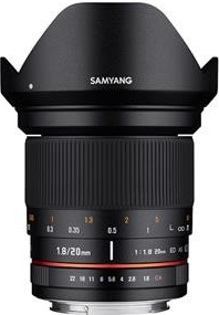 Samyang 20mm f/1.8 Fujifilm X recenze