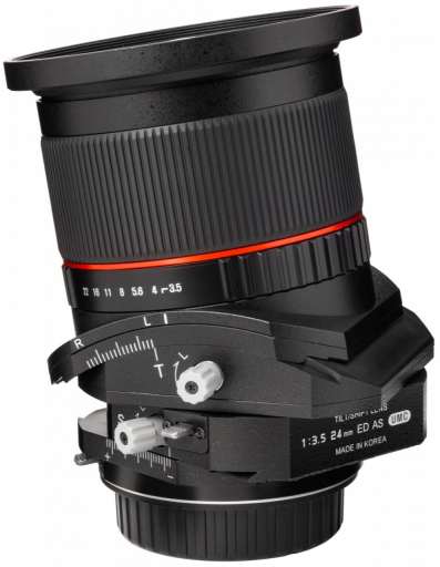 Samyang 24mm f/3.5 Tilt-Shift ED AS UMC Canon recenze