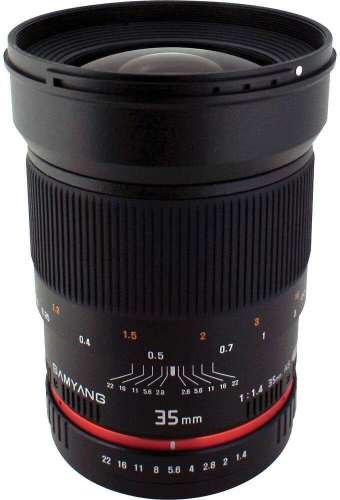 Samyang 35mm f/1.4 AE Canon recenze