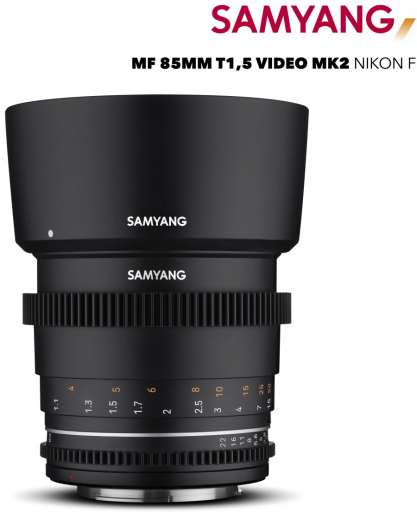 Samyang 85mm T1.5 VDSLR MK2 Nikon F-mount recenze