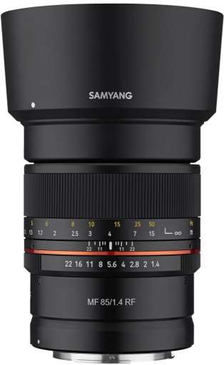 Samyang 85mm f/1.4 RF Canon EOS R recenze
