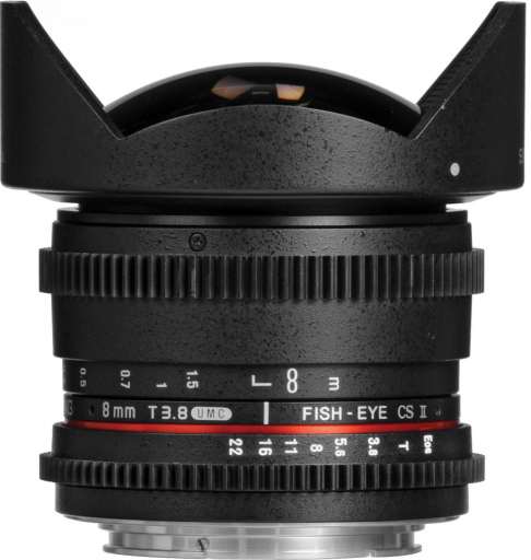 Samyang 8mm T3.8 UMC Fish-Eye CS II Canon EF recenze