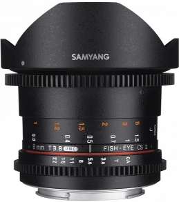 Samyang 8mm T3,8 VDSLR UMC Fisheye CS II Pentax K recenze