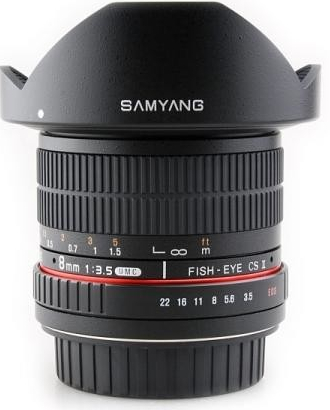 Samyang 8mm f/3.5 Fisheye AE CSII Nikon F-mount recenze